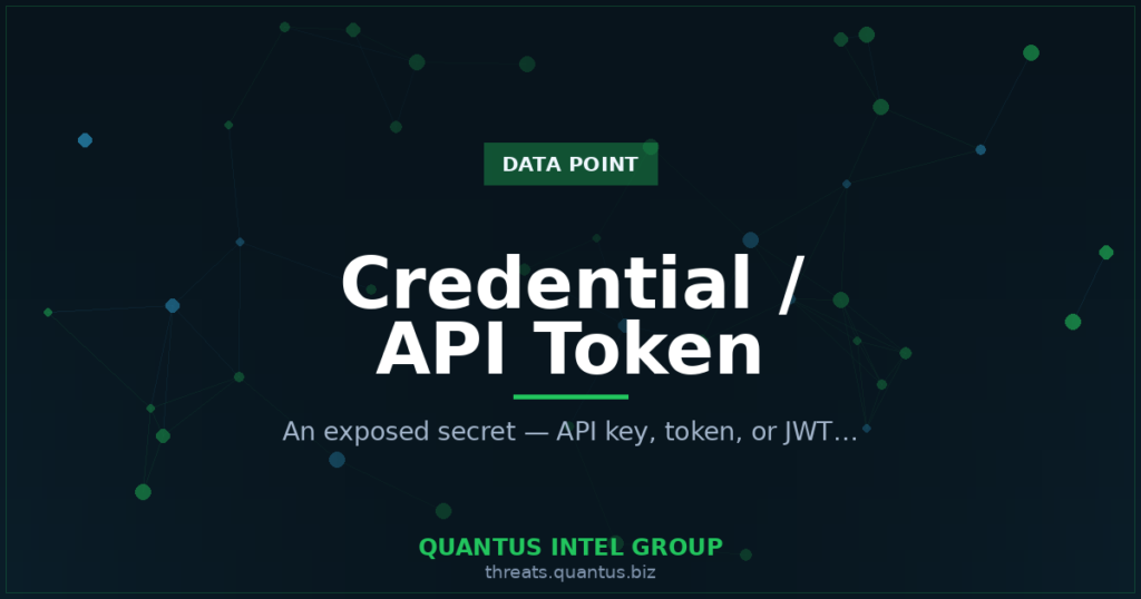 credential-api-token-data-point-guide