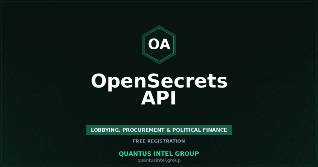 opensecrets-api-intelligence-source-guide
