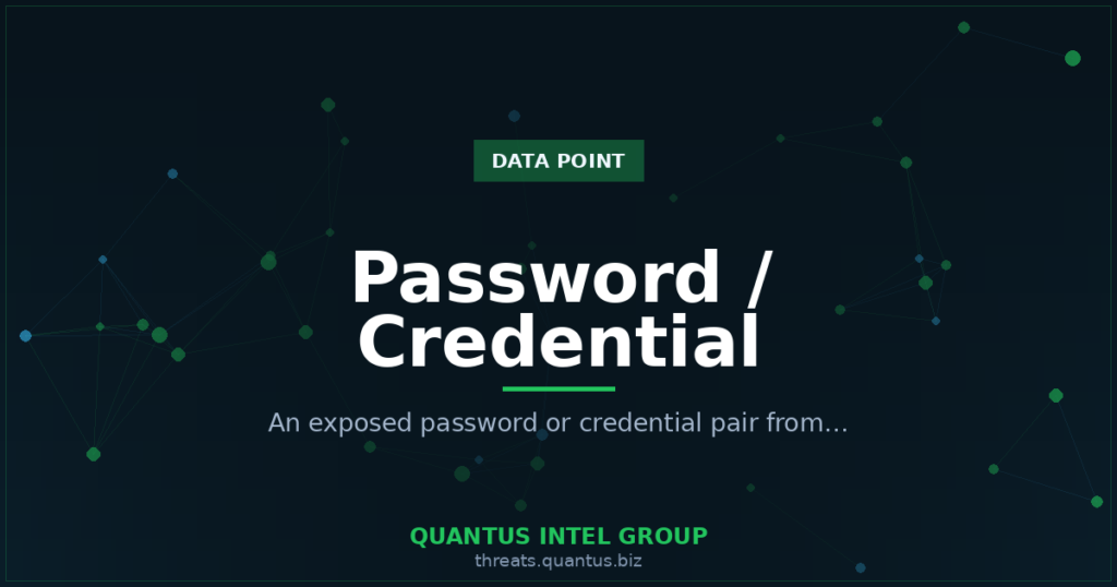 password-credential-data-point-guide
