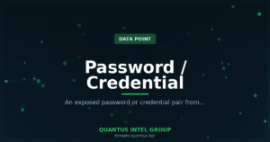 password-credential-data-point-guide