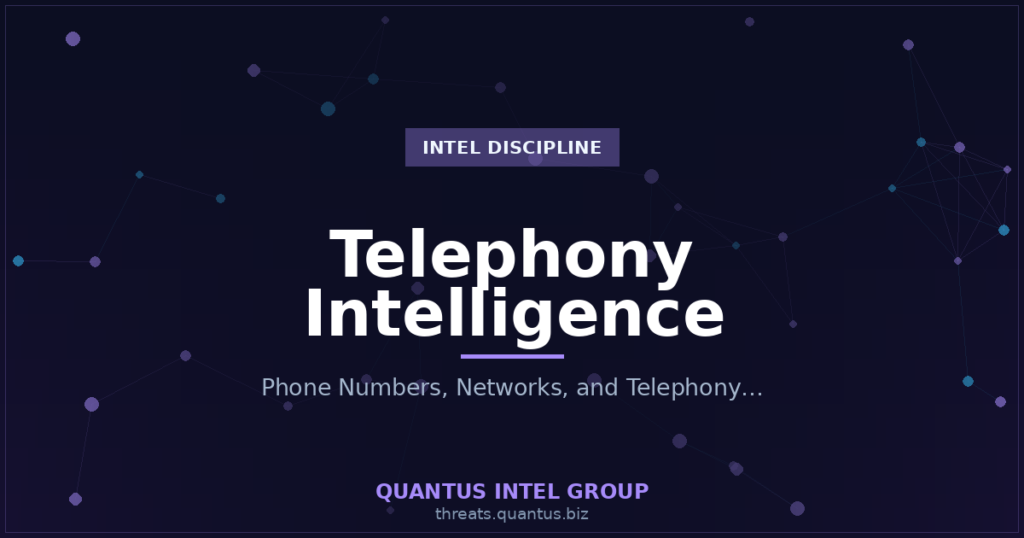 telephony-intelligence-intelligence-discipline-guide